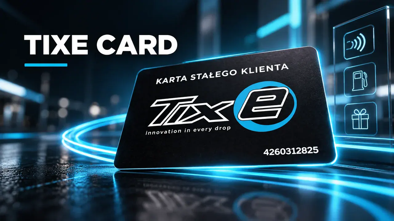 Ilustracja karty lojalnościowej TIXE CARD