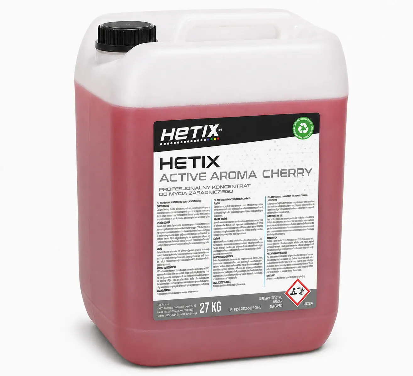 HETIX ACTIVE AROMA CHERRY — opakowanie produktu
