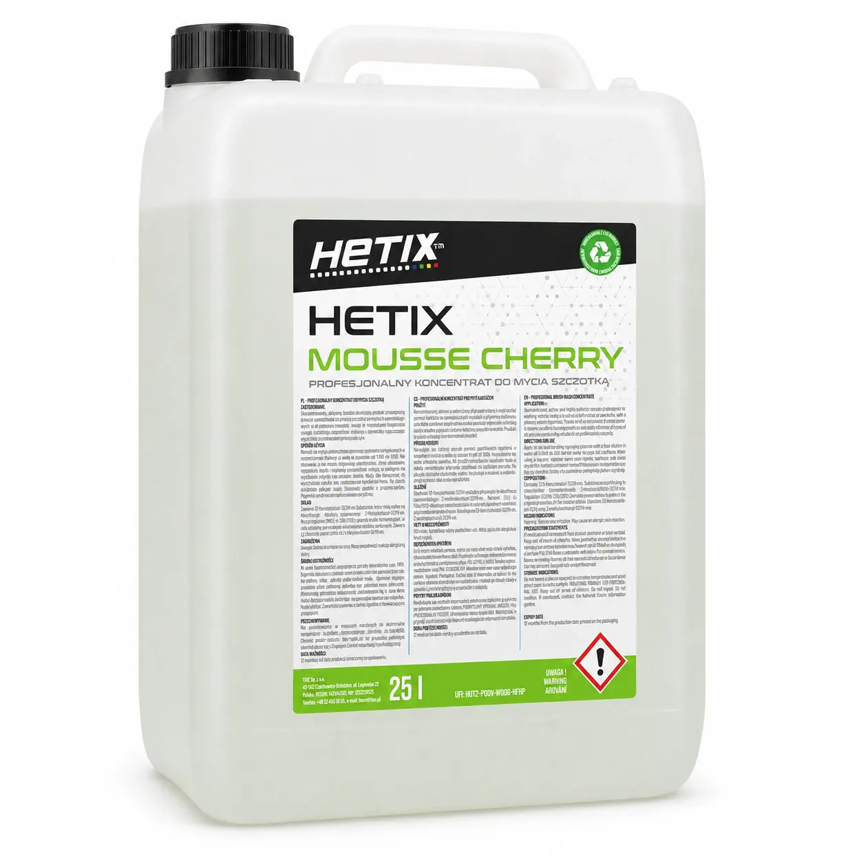 HETIX MOUSSE CHERRY — opakowanie produktu