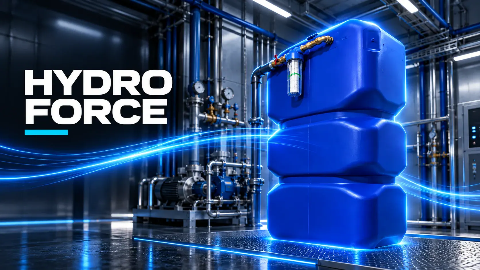 Ilustracja systemu stabilizacji ciśnienia HYDRO FORCE