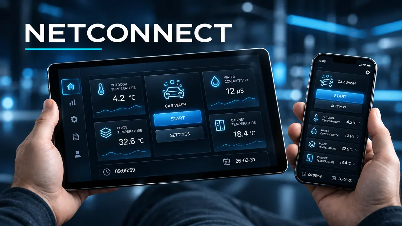 Ilustracja zdalnego panelu NetConnect