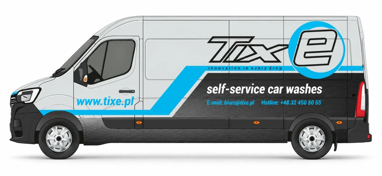 Samochód serwisowy TIXE — materiał ilustracyjny