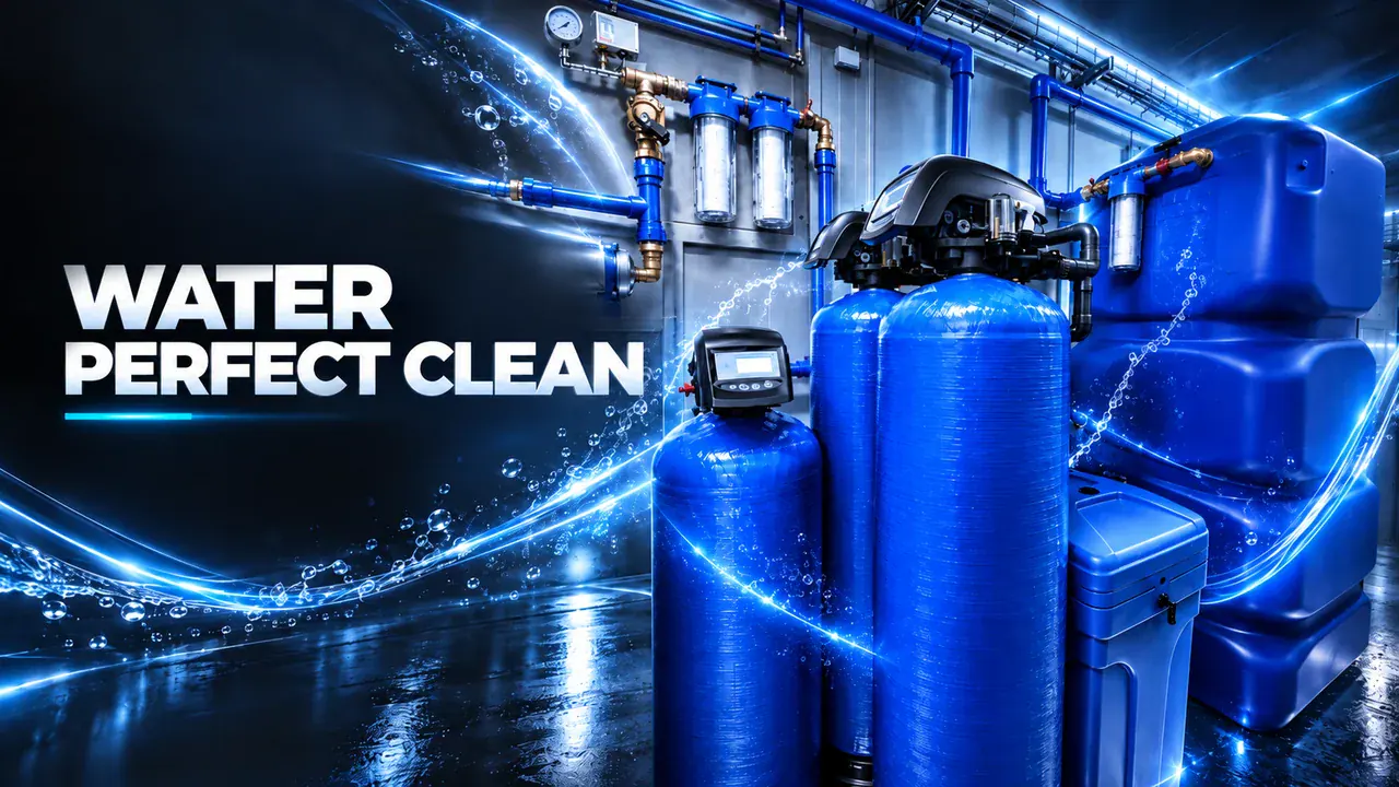 Ilustracja uzdatniania wody WATER PERFECT CLEAN